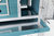 Kleintierstall mit Freilaufgehege Maße: 156 × 110 × 80 cm Farbe: blau/weiß