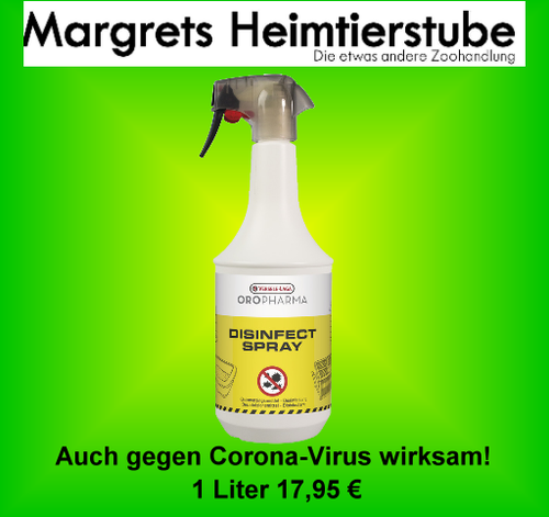 Disinfect Spray Das konzentrierteste, gebrauchsfertige Desinfektionsmittel auf dem Markt 1 Liter