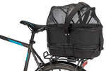 Fahrradkorb für schmale Gepäckträger 29 × 42 × 48 cm bis zu: 6 kg Höhe: 42 cm Farbe: schwarz